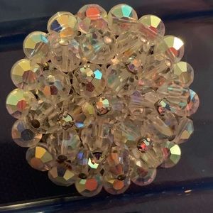 Pin of prism beads from 1980s.